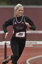 Brittany Bakanowski ran her season-best time in the 500 meter dash on Friday.
