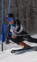 Emily Shilletto finished fifth in the Giant Slalom at the BC Carnival