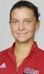 Sophomore Kaitlyn Carpenter earned UMass' only point with an impressive win at No. 3 singles.