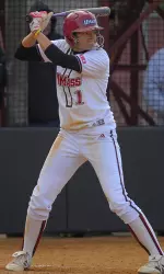 Michelle Libby went 2-for-3 against UCLA and is now batting .600 for the season.