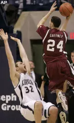 Senior Tony Gaffney is averaging a double-double on the season (11.4 PPG, 10.9 RPG)