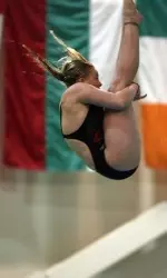 Sarah Horstmann and the diving teams will compete at the Army Diving Invitational on Saturdayl.