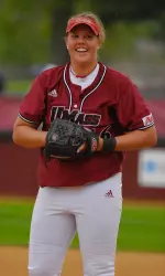 Brandice Balschmiter scattered four hits and struck out six.