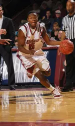 Ricky Harris finished with 18 against St. Joe's.