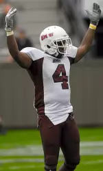 Courtney Robinson shared the team's Outstanding Special Teams Player with Brett Arnold.