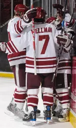 The Minutemen clinched a spot in the Hockey East playoffs for the eighth straight season