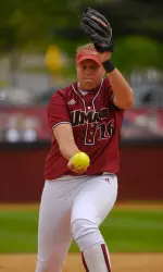 Brandice Balschmiter struck out eight USF batters.
