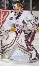 Paul Dainton made 22 saves in goal for UMass