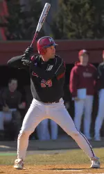 Brian Baudinet notched his second triple of the season on Sunday against Monmouth.