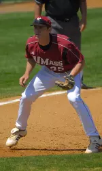 Senior Jim Macdonald scored two of UMass' three runs against Richmond on Friday.