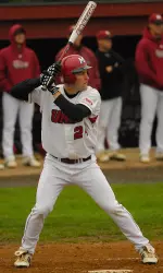 Junior Brian Baudinet scored UMass' only run at UConn on Monday.