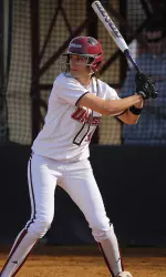 By going 2-for-4 and 3-for-4, Carly Normandin extended her hitting streak to 22 games.