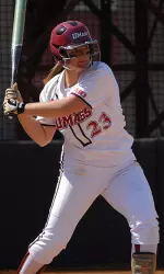 Whintey Mollica hit a three-run home run in game two.