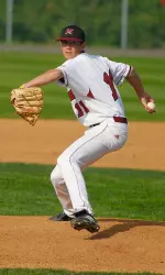 Freshman Glen Misho pitched three scoreless innings for the Minutemen out of the bullpen.