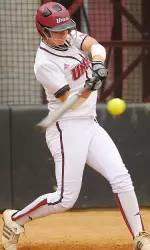 Sarah Reeves had three hits on the afternoon.