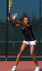Candynce Boney already has 33 singles wins through her sophomore season.