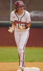 Carly Normandin hit one of three UMass home runs on Thursday.