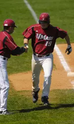 Sophomore Kyle Multner hit a two-run homer against the Rams on Saturday and scored twice.