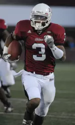 Victor Cruz led the CAA in receptions last season.