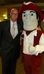 Hanging out with Scott Van Pelt at ESPN's campus.