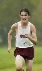 Andrew McCann finished seventh on the team at the 2008 NCAA Regional Meet