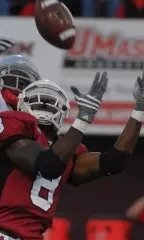 Jeremy Horne had a 49-yard reception on UMass' first offensive play of the game.