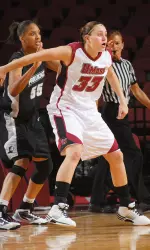Sophomore Kristina Danella scored in double figures for a fourth-consecutive game on Sunday.