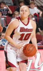 Redshirt junior Megan Zullo recorded 13 points, six rebounds, three assists and four steals vs. URI.