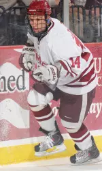 T.J. Syner had several scoring chances for UMass on Friday