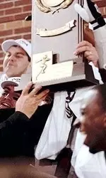 UMass hoisted the NCAA Championship trophy in 1998 in Chattanooga.