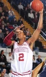 Terrell Vinson added 11 points in the Minutemen's loss to Xavier on Wednesday.