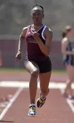 Stephanie Aguguo was a New England Champion this past weekend in the triple jump, and was named co-UMass Athlete of the Week.