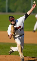 Senior Mike Gedman struck out a career best six batters and pitched a complete game against the Sooners.