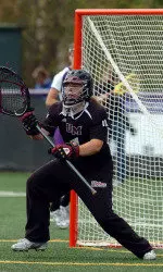 Katie Florence made 12 saves for the Minutewomen Saturday.
