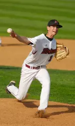 Sophomore Glen Misho did not allow a hit in two innings of relief against Hartford.