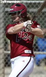 Sarah Reeves hit a three-run home run in the third inning.