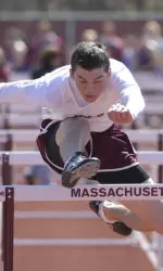 Tyler Cotto posted a time of 7.64 in the semifinals of the 55 meter hurdles at the IC4A Championships.