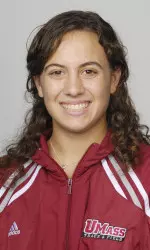 Nicole Pompei took sixth in the pole vault and set the second highest all-time mark at UMass at the ECAC Championships.