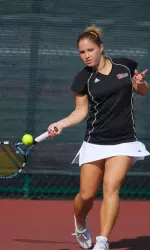 Sophomore Magdalena Ploch is ranked No. 16 in the latest ITA poll.