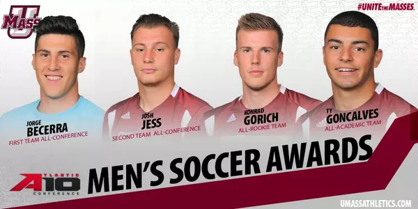 A-10 Men's Soccer Postseason Graphic