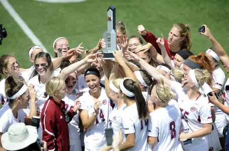 Women's Lacrosse Team Huddle Celebrate