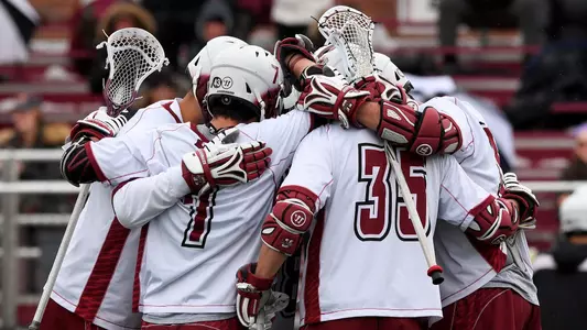 UMass celebrates a goal