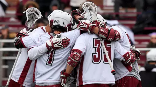 UMass celebrates a goal