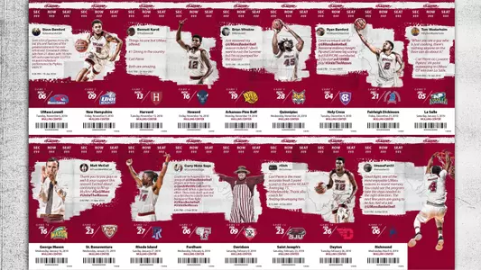 2018-19 Basketball Ticket Stock