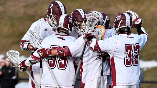 UMass celebrates a goal