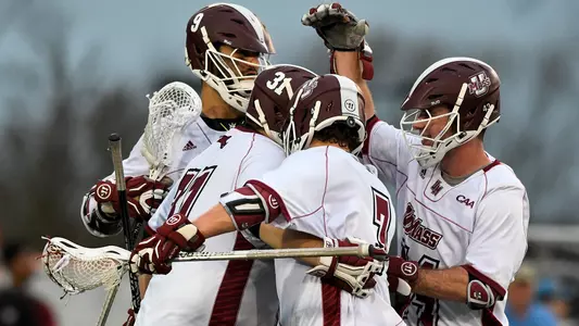 UMass celebrates the win
