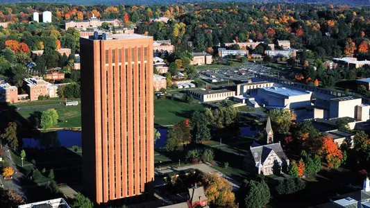 UMass Library - Aerial