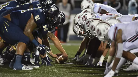 MIAMI, FL - SEPTEMBER 15: The UMass Minutemen against the FIU Panthers at Ricardo Silva Stadium on September 15, 2018 in Miami, Florida. (Photo by Eric Espada)