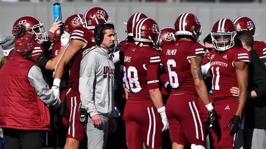 Walt Bell Offensive Huddle vs. Liberty (2019)