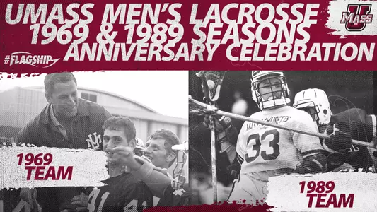 Men's Lacrosse Anniversary Celebration Graphic